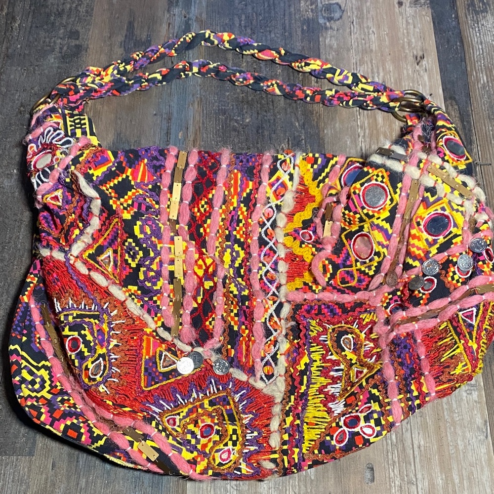Colorful Embroidered Women's Bag